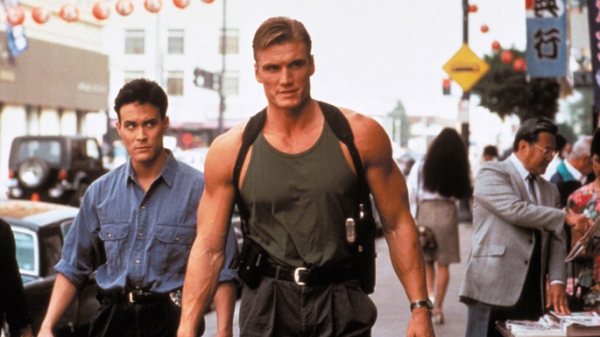 Brandon Lee and Dolph Lundgren Brandon Lee and Dolph Lundgren