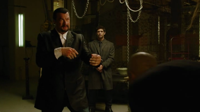 Seagal uses his Aikido