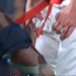 kicked